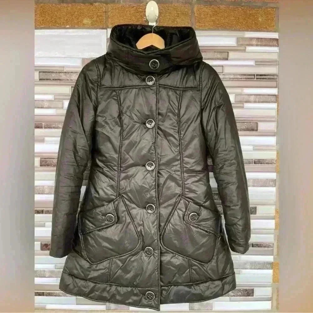 Mackage Puffer Jacket Leather Trim size small